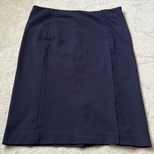 navy pencil skirt